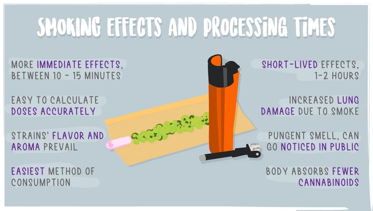 Edibles impact on your brain: smoking cannabis