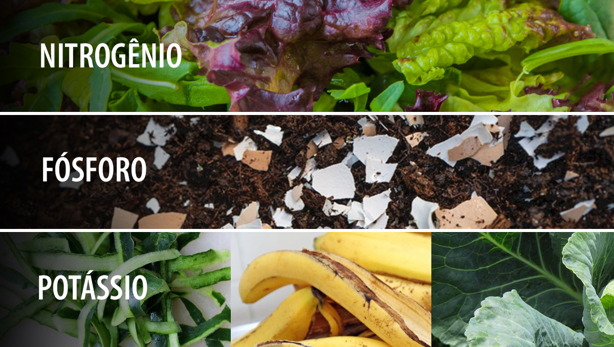 Compostagem: fontes de NPK