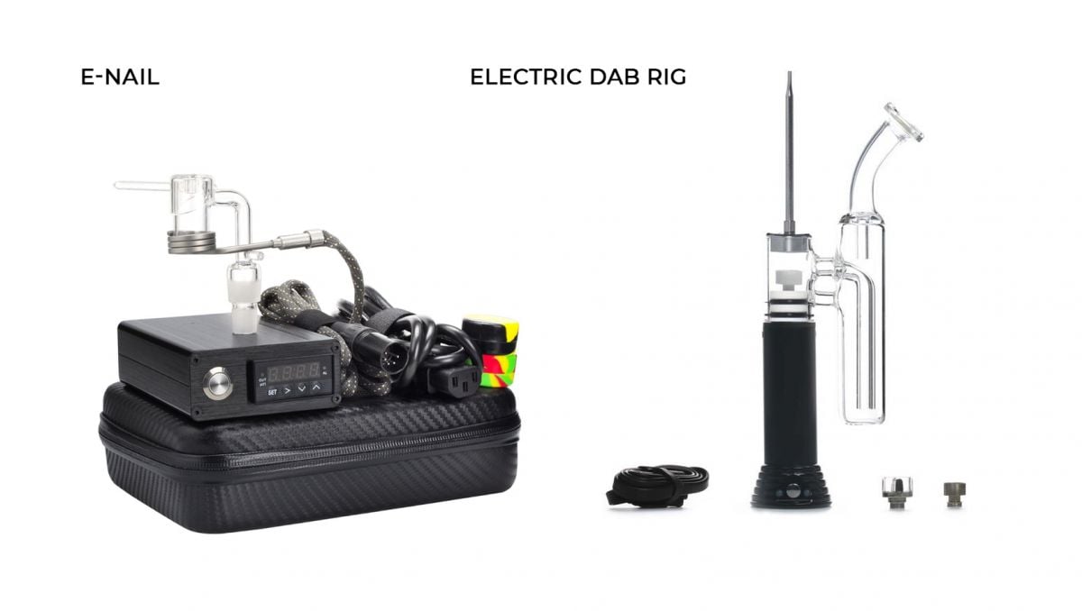 Dabbing: e-nail vs electric dab rig
