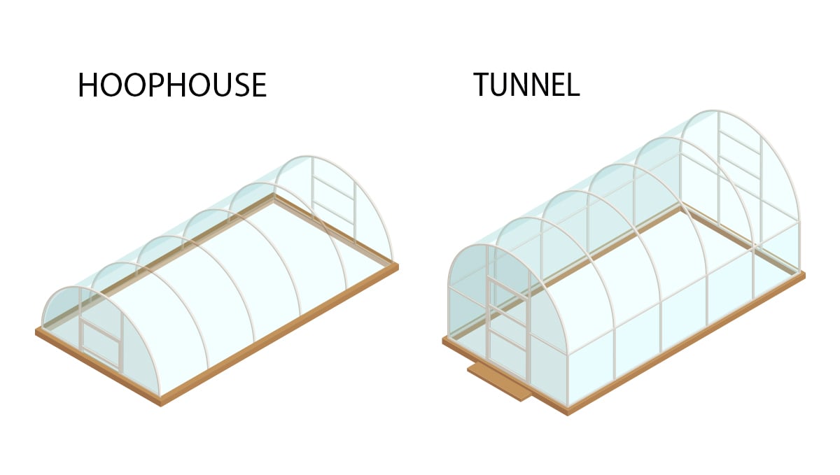 How To Build A Greenhouse: hoophouse and tunnel greenhouse