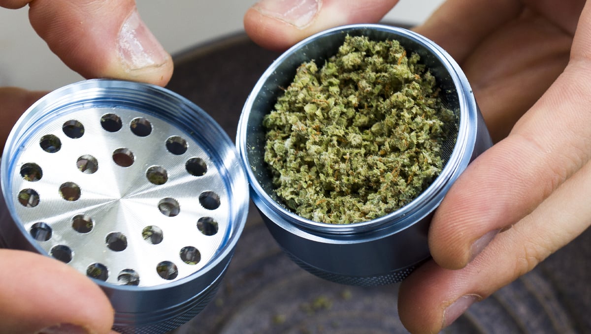 Cannabis capsules: grind the cannabis