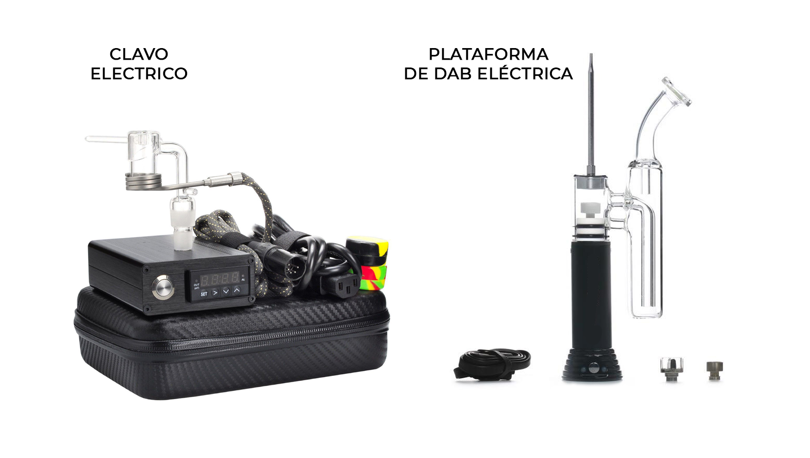 Dabbing: clavo electrico vs plataforma de dab eléctrica