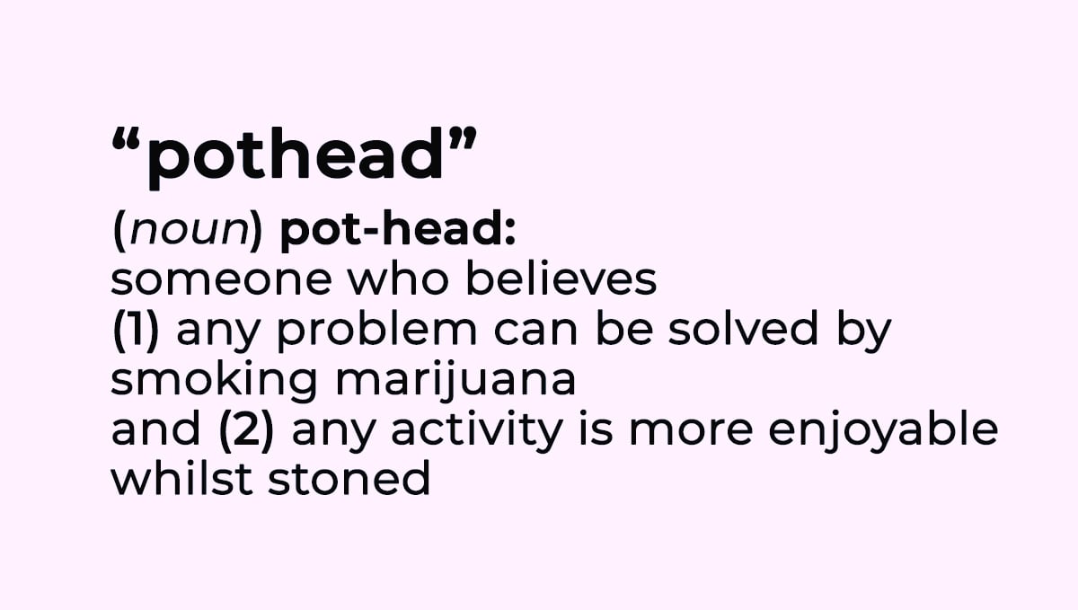 Definition of pothead