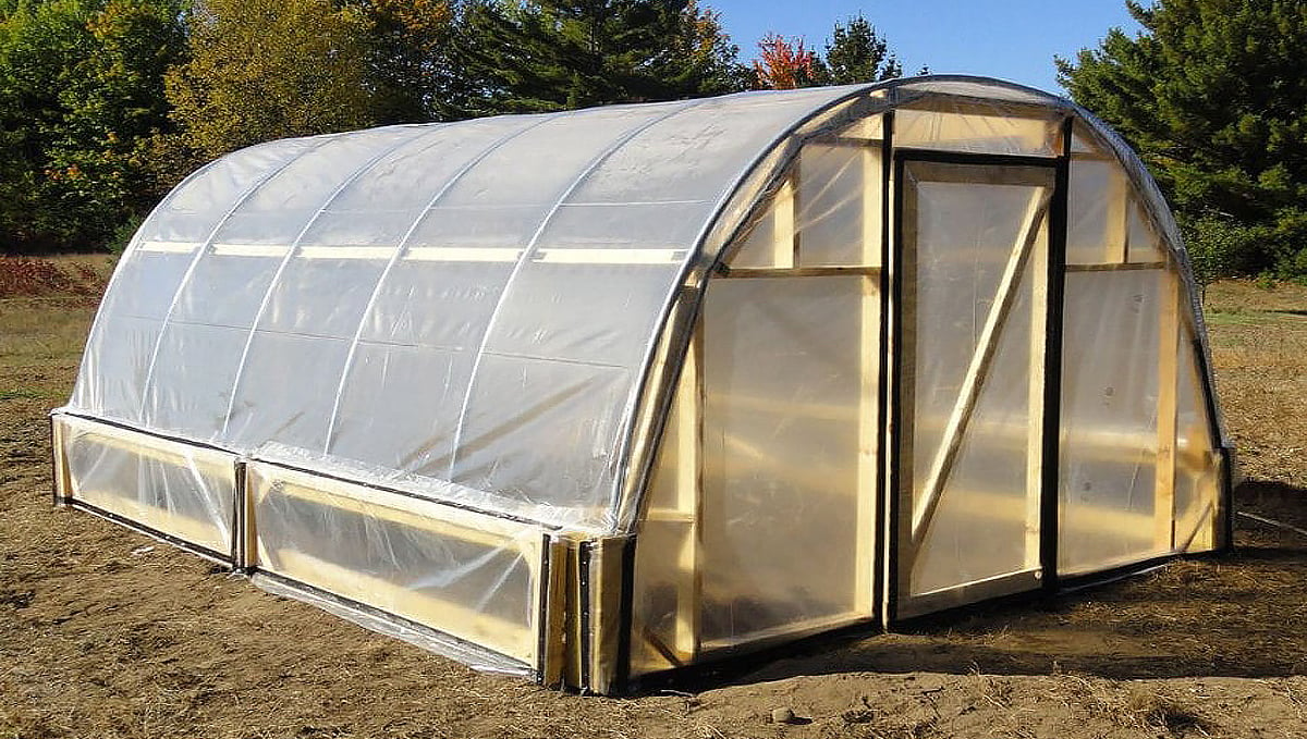 How To Build A Greenhouse: homemade greenhouse