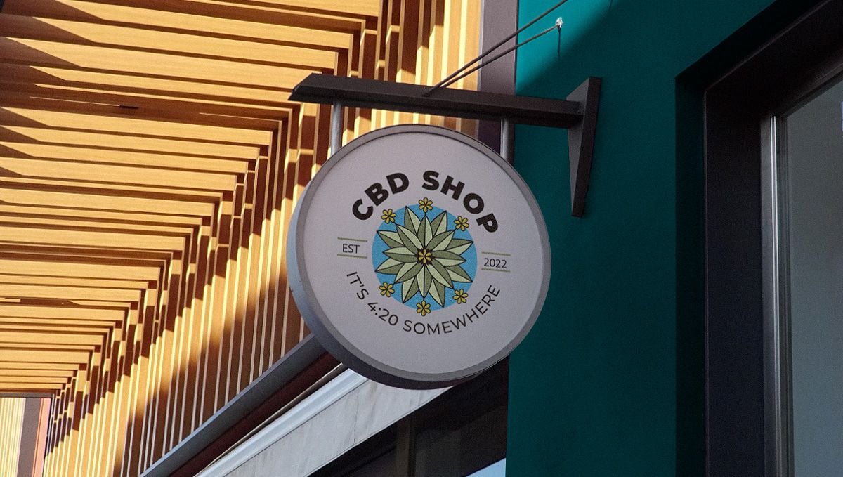 Weed in Ukraine: Cannabis Legal Status Guide: A CBD shop sign