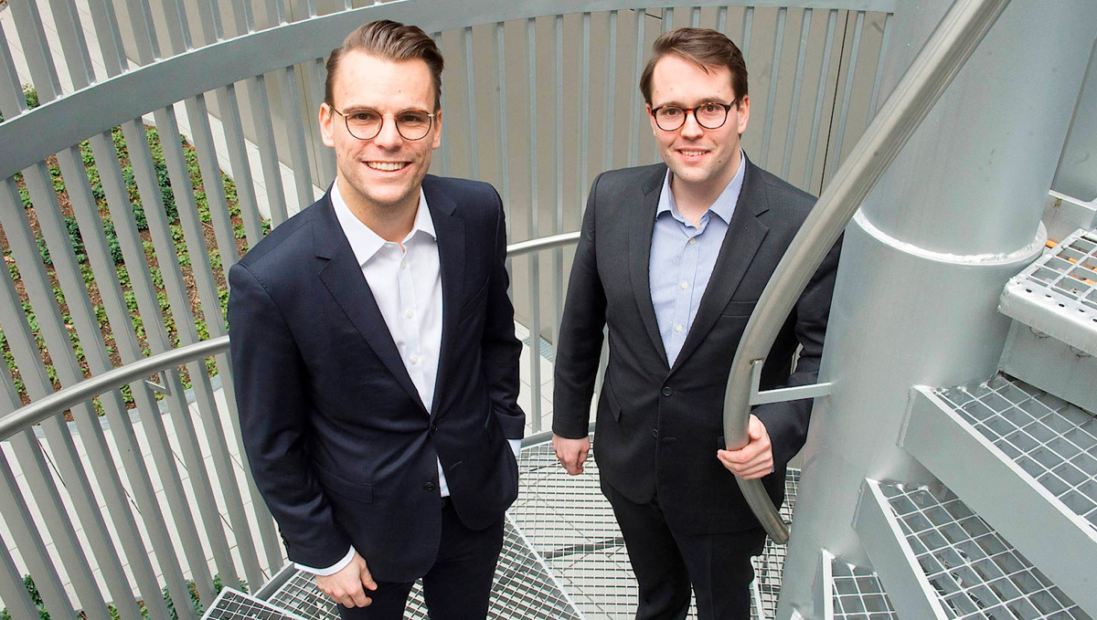 Snoop Dogg Invests in a German Weed Startup, Betting on Imminent Legalization: Brothers Sons, wearing suits and posing on a winding stairs Snoop Dogg Invests in a German Weed Startup, Betting on Imminent Legalization: Brothers Sons, wearing suits and posing on a winding stairs