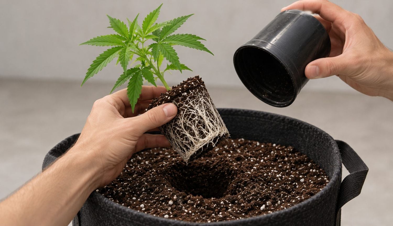 How to Successfully Repot a Cannabis Plant