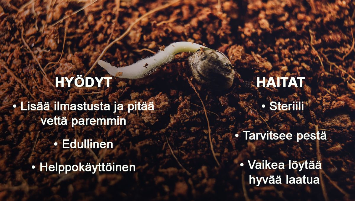 Hyödyt ja haitat kookoskuidun lisäämisestä multaan