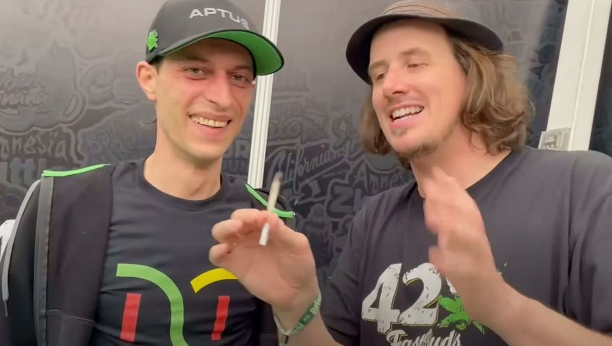 Dagga DNA meeting Fast Buds at Spannabis 2023. Dagga DNA meeting Fast Buds at Spannabis 2023.