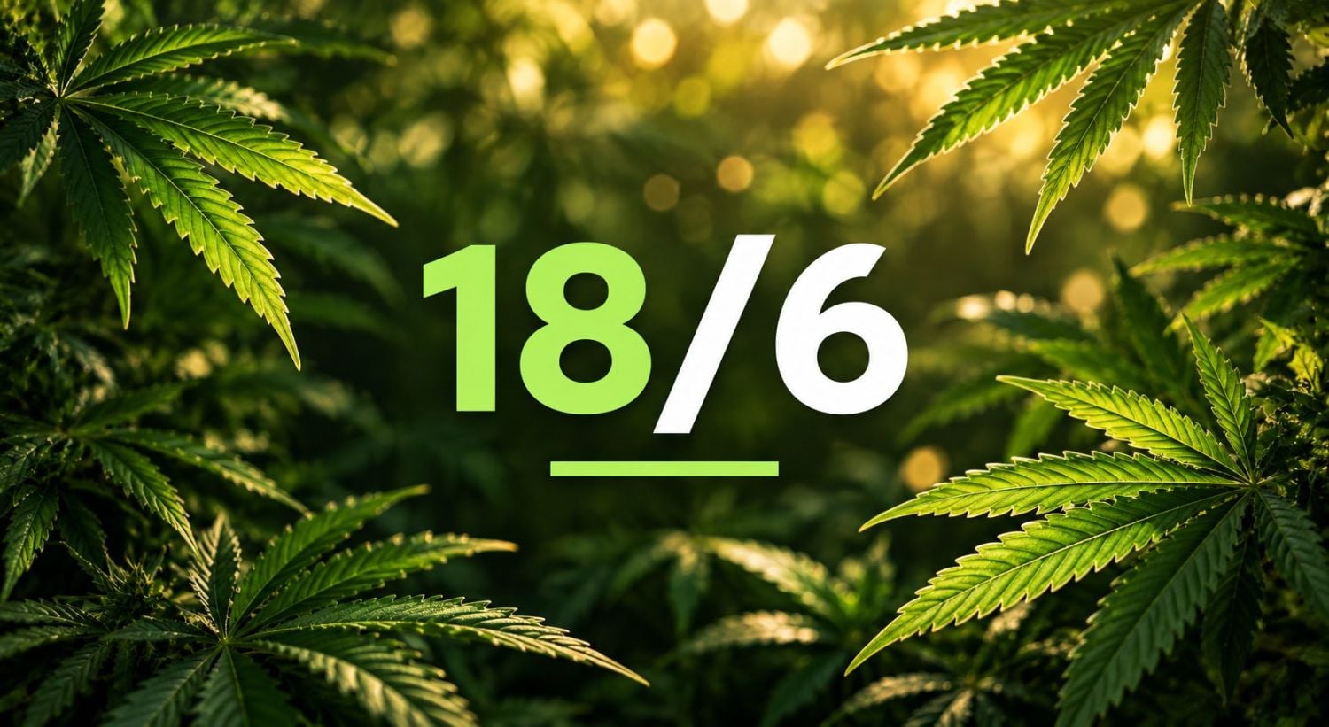 El ciclo de luz para plantas de cannabis autoflorecientes.