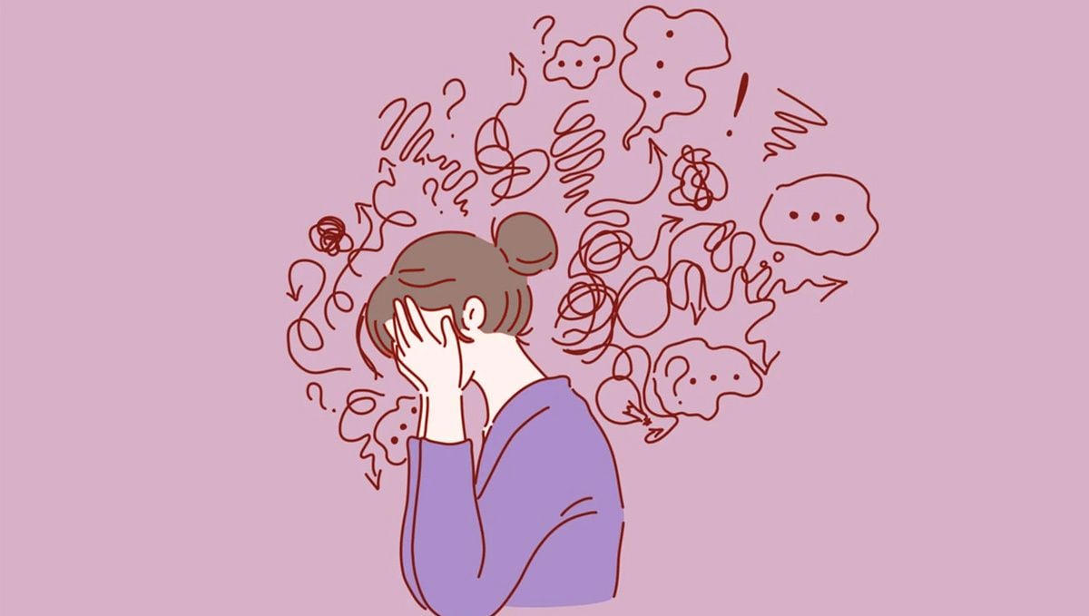 Does Cannabis Cause Memory Loss? – A drawing showing cognitive overload