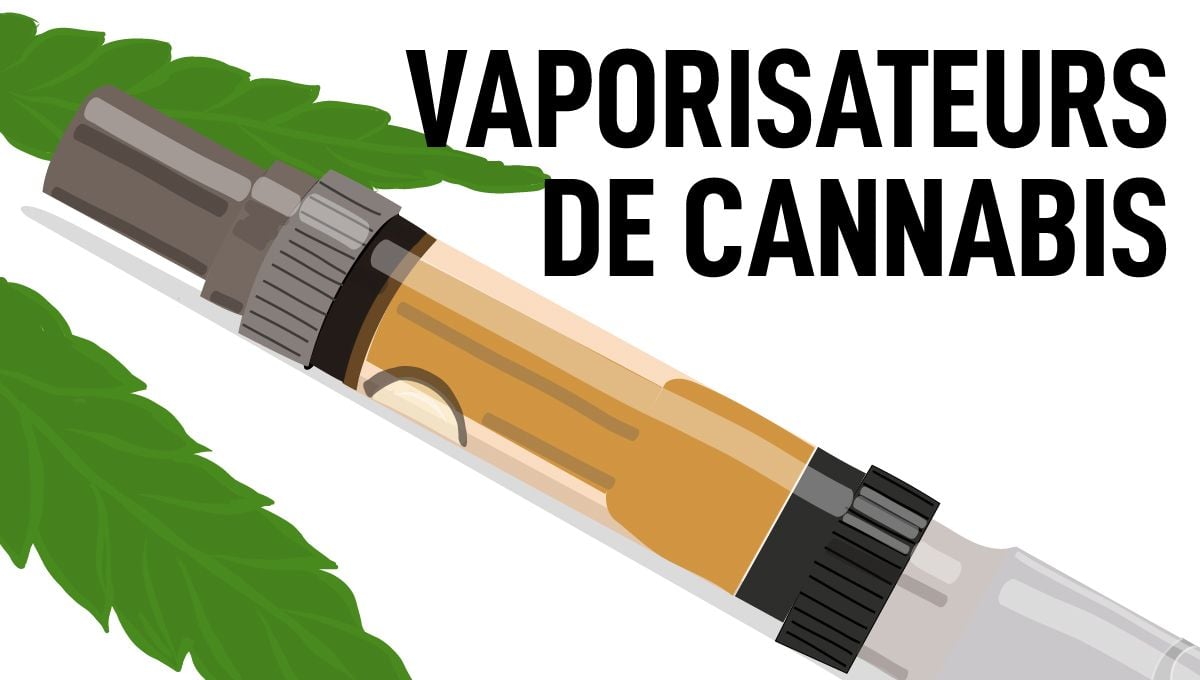 Vaporisateurs: Illustration d'un Stylo Vaporisateur de Cannabis