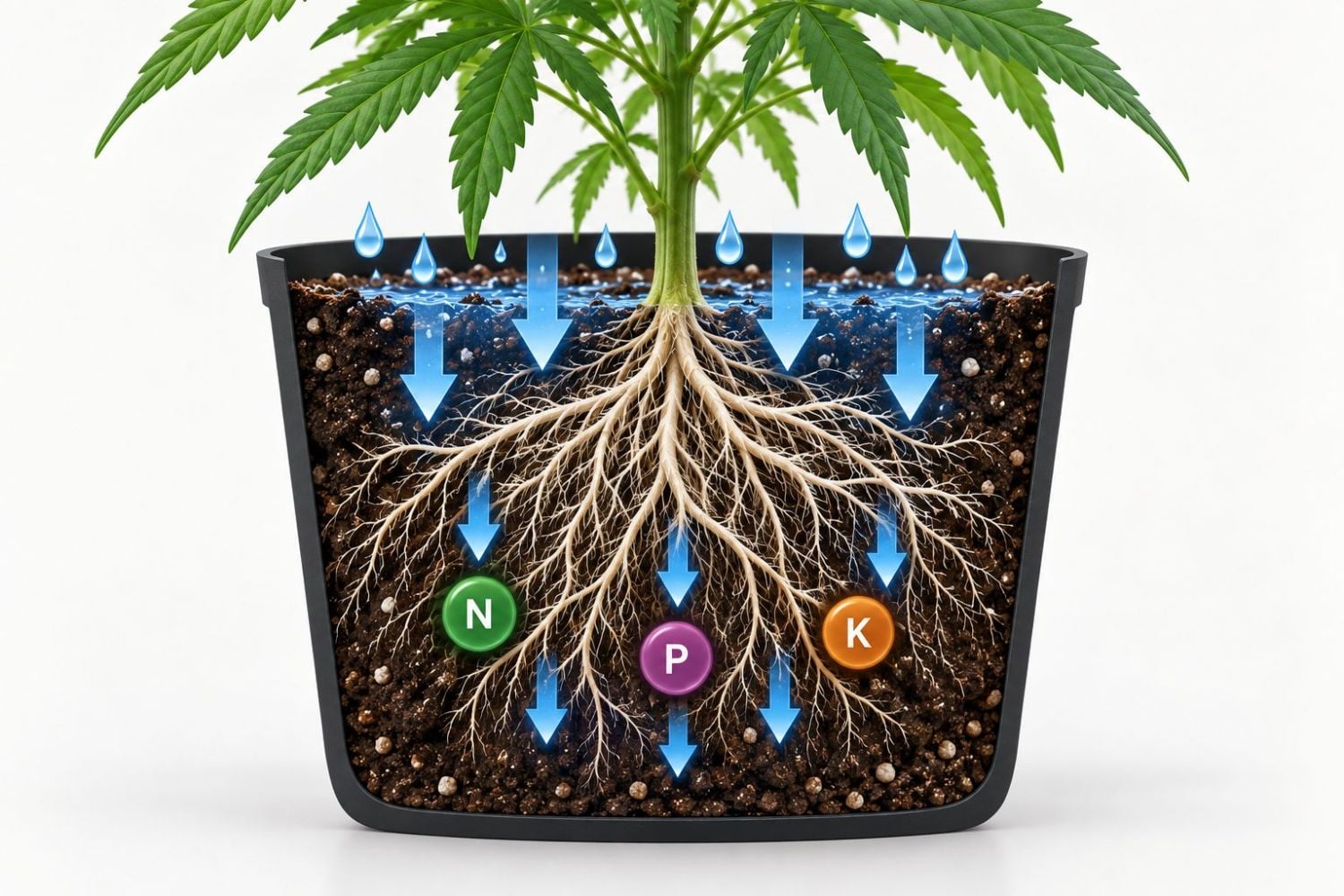 How to harvest autoflowers: What is flushing 