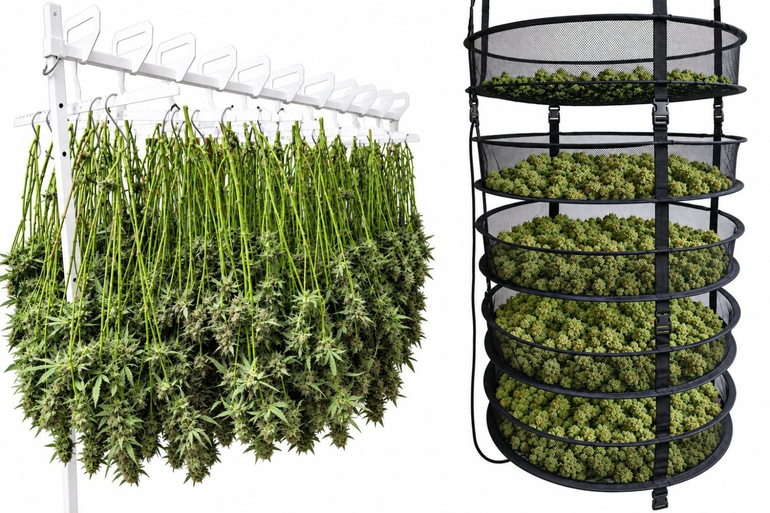 Trimming Guide: Drying cannabis buds after trimming