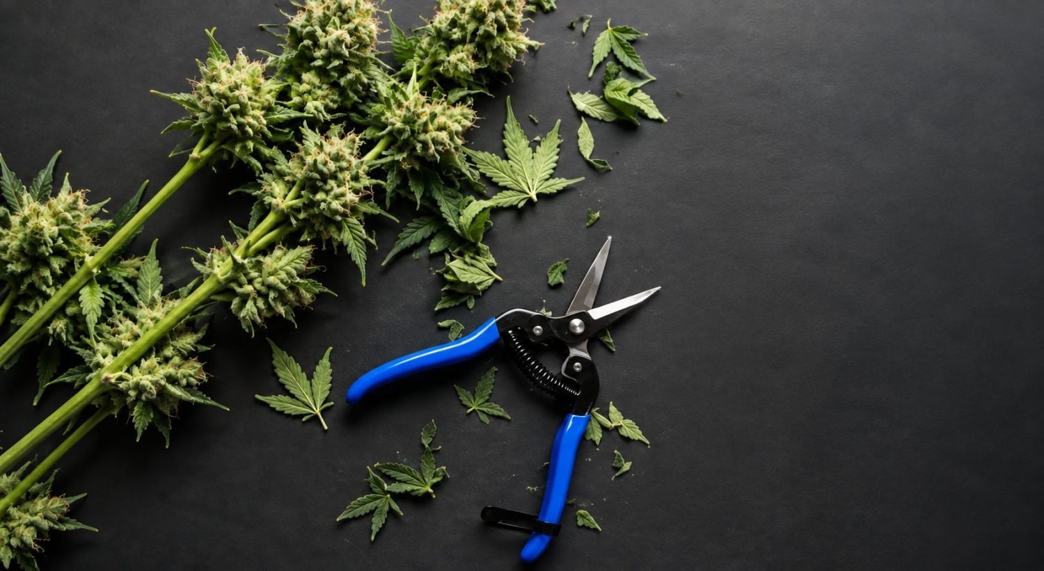 Woran erkennt man, dass eine Autoflower blüht: Trocknen und Trimmen
