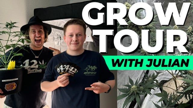 Grow Tour EPISODE 2 | Fast Buds visits Julians Grow in Hamburg | Autoflower Gardens around the World