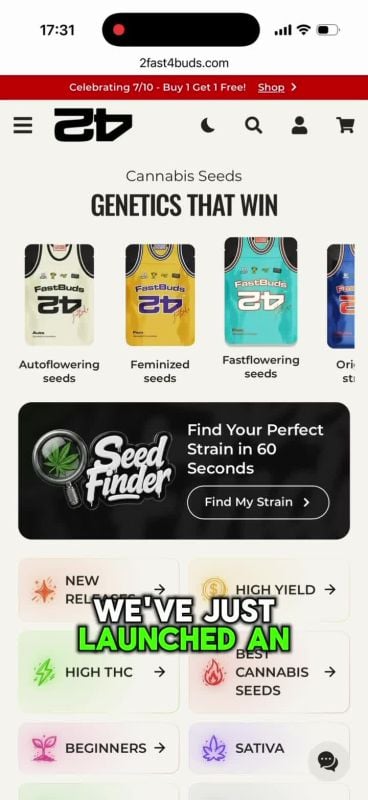 Fast Buds Seed Finder