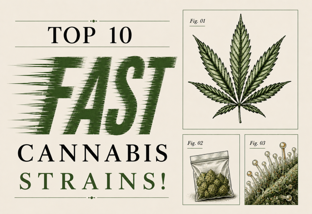 Le 10 Varietà di Cannabis Più Veloci