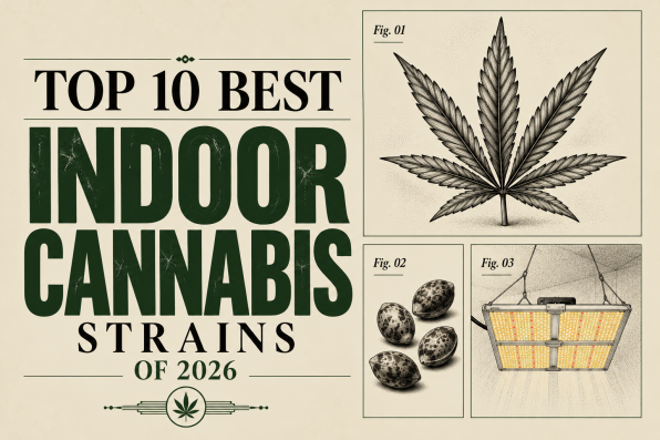 Topp 10 bestu innanhúss kannabis afbrigðin 2026