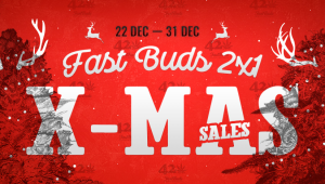 Babbo Natale Raddoppia il tuo grow con la Fast Buds' 2 x 1 Christmas Sale!