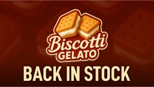 Biscotti Gelato Back in Stock