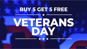 A Tribute to Those Who Serve: Buy 5, Get 5 Free