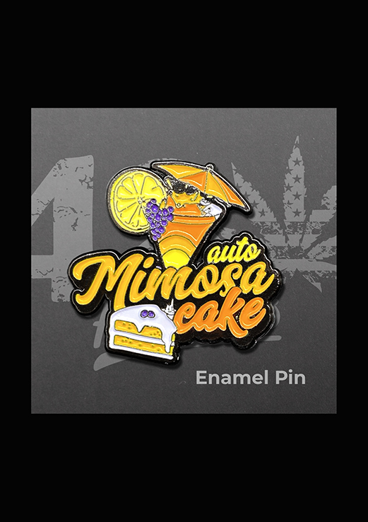 Mimosa Cake Pin