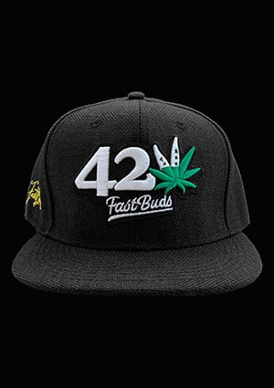 420 Hemp Hat Black